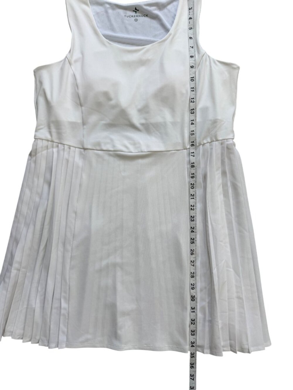 Tuckernuck Womens XXL Sleeveless Tennis Dress Pro White Tnuck Sport NEW - Picture 6 of 8
